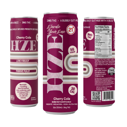 HZE - Cherry Cola - 4 pack of 12 oz cans – drinkhze