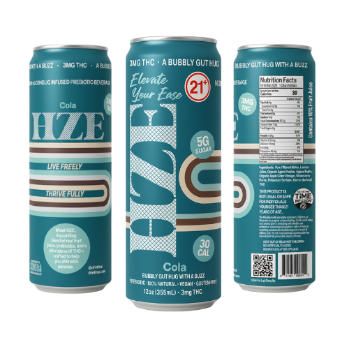 HZE - Cola - 4 pack of 12 oz cans